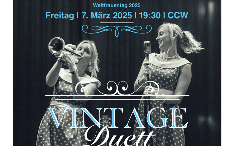 Vintage Duett der Vollblut-Musikerinnen