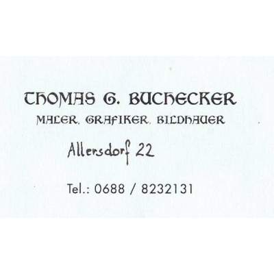 Thomas G. Buchecker, Bildhauer, Maler, Grafiker