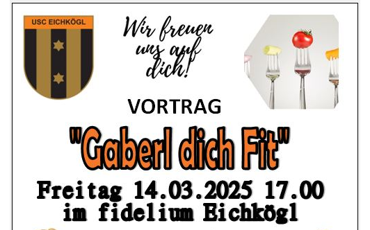 14.03.2025 Gesundheitsvortrag “Gaberl dich Fit“, fidelium