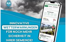 Innovative WETTERWARNUNGEN in UNSERER Gemeinde