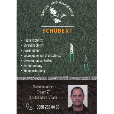 Garten- und Hausservice Schubert Garten- und Hausservice Schubert