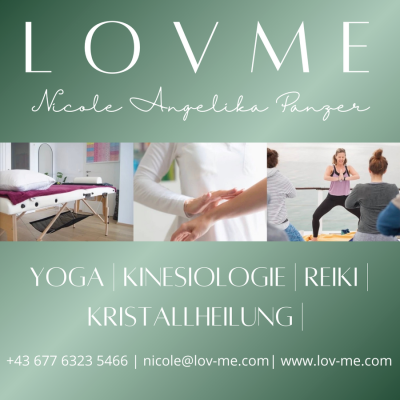 LOVME - Dein Weg zur Selbstheilung - Kinesiologie - Kristall Heilung - Reiki - Yoga - Nicole Angelika Panzer