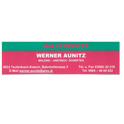 Aunitz Werner