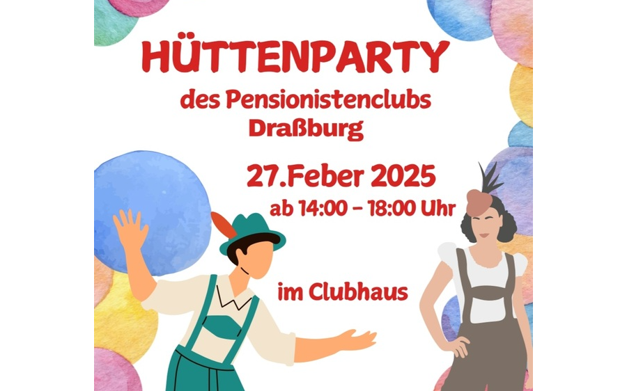 27.02.2025 Hüttenparty des PVÖ Draßburg, Generationenhaus