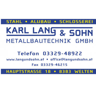 Karl Lang & Sohn Metallbautechnik GmbH Karl Lang & Sohn Metallbautechnik GmbH