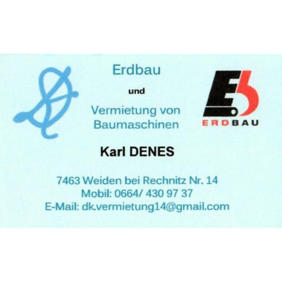 Karl Denes, Erdbau u. Vermietung von Baumaschinen