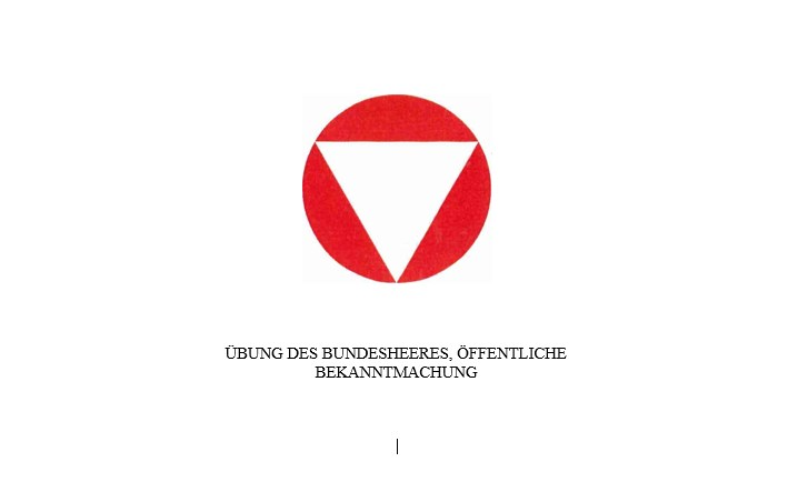 Übung des Bundesheeres