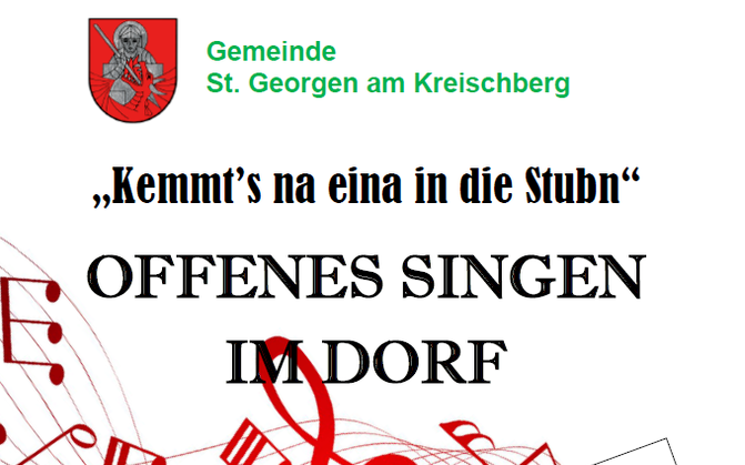Offenes Singen im Dorf