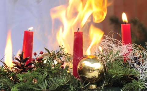 Brandschutz und Basteln im Advent