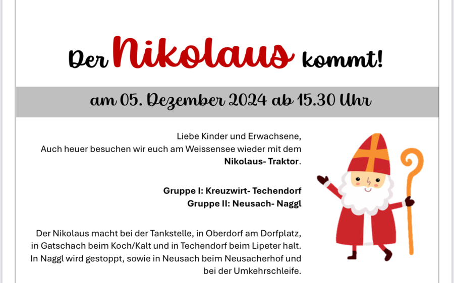 Nikolaus + Krampus am 5.12.