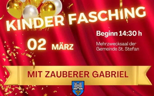 Kinderfasching mit Zauberer Gabriel