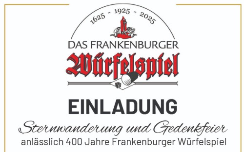 Sternwanderung und Gedenkfeier - 400 Jahre Frankenburger Würfelspiel