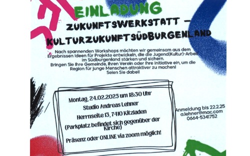 24.02.2025 Zukunftswerkstatt - Kulturzukunft Südburgenland, Kitzladen