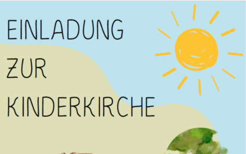 Einladung zur Kinderkirche