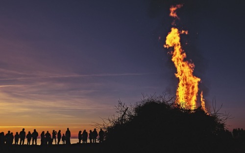 Brauchtumsfeuer 2025 - Information zum Abheizen von pflanzlichen Materialien