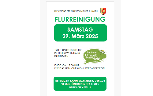 Flurreinigung Kukmirn