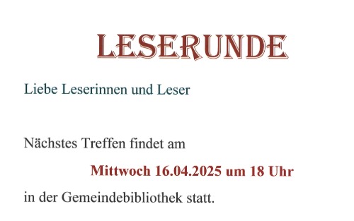 Leserunde