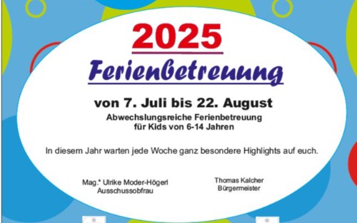 Ferienbetreuung 2025