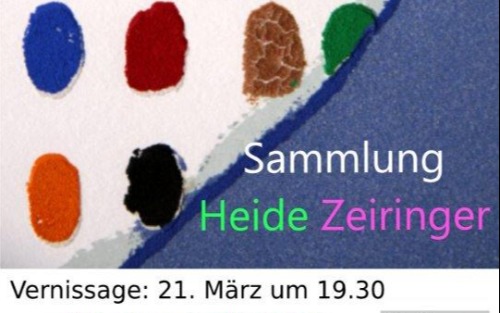 21.03.2025 Vernissage Ausstellung 'Sammlung Heide Zeiringer' im Hirt Haus, Hirt-Haus Atelier