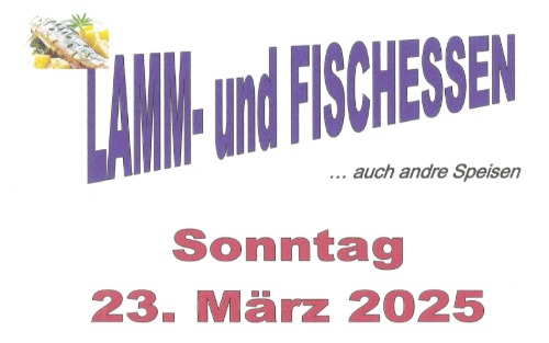 23.03.2025 Lamm- und Fischessen, GH Happer