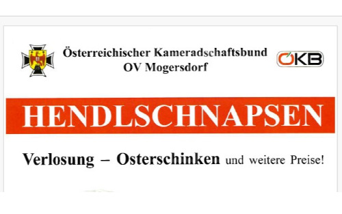 23.03.2025 Hendlschnapsen des ÖKB Ortsverbandes Mogersdorf, Gasthaus Gottsnahm
