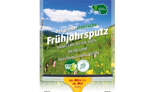 Großer steirischer Frühjahrsputz