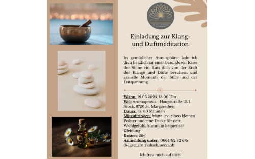 Einladung zur Klang- und Duftmeditation