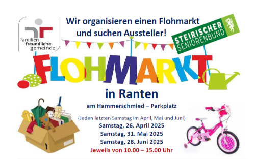 31.05.2025 Flohmarkt in Ranten, GH Hammerschmied