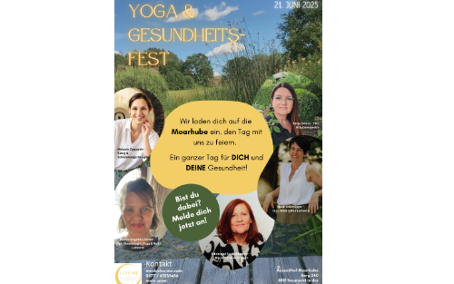 21.06.2025 Einladung zum Welt-Yoga-Tag & Sommer-Sonnenwende, Auszeithof Moarhube