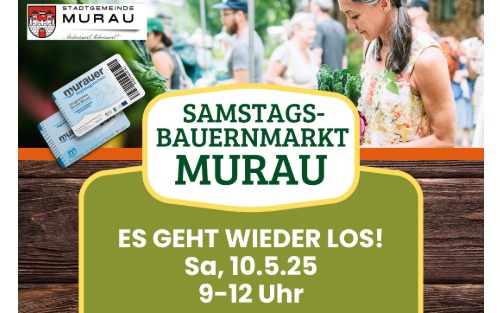 Bauernmarkt am Samstag - es geht wieder los!