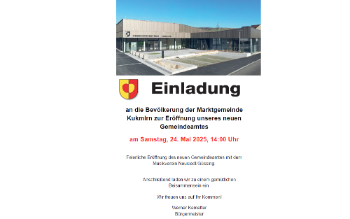 Eröffnungsfeier und Segnung des neuen Gemeindeamts