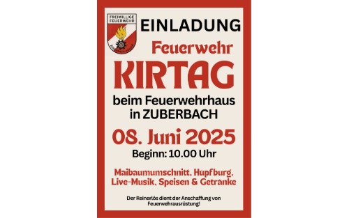 Feuerwehrkirtag in Zuberbach