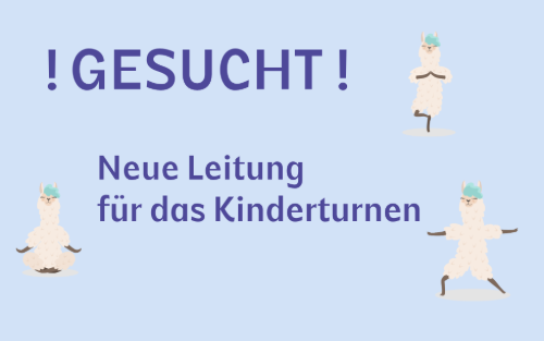 Gesucht: Neue Leitung für das Kinderturnen