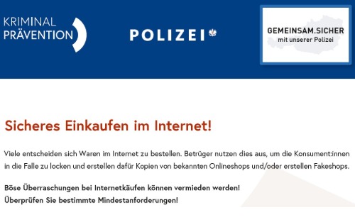 Sicheres Einkaufen im Internet