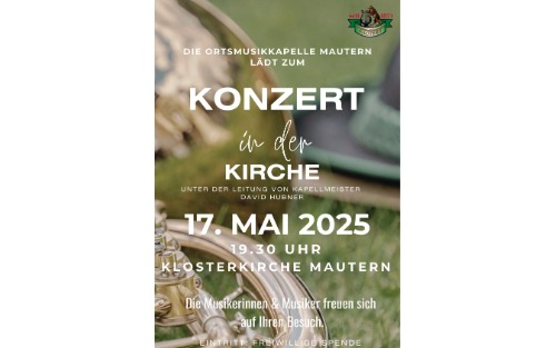 Ortsmusikkapelle: Konzert in der Klosterkirche