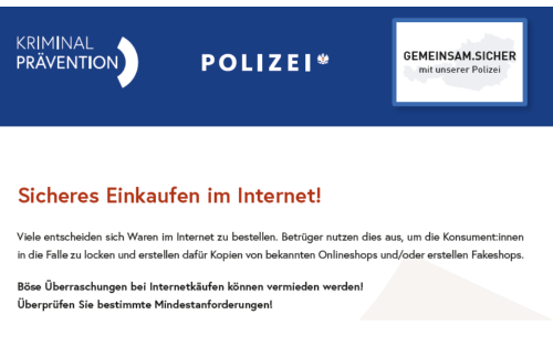 Sicheres Einkaufen im Internet!