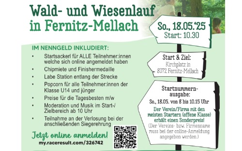 18.05.2025 Wald- u. Wiesenlauf in Fernitz-Mellach, Kirchplatz