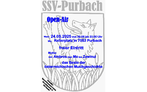 24.05.2025 Open-Air des SSV-Purbach, Kellerplatz