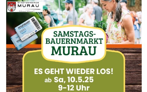 Bauernmarkt am Samstag - es geht wieder los!