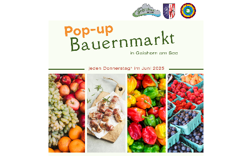 26.06.2025 Bauernmarkt, Ortsplatz Gaishorn