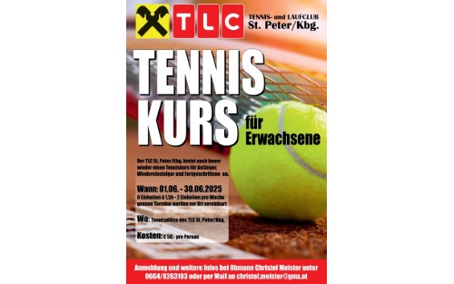TLC Tenniskurs für Erwachsene