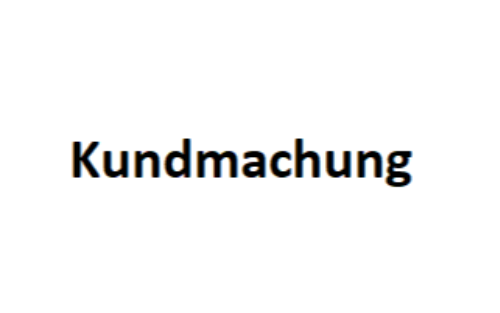 Kundmachung Agrargemeinschaft Commune Kalwang