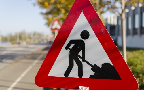 Fugensanierungsarbeiten an der Kefermarkter Straße