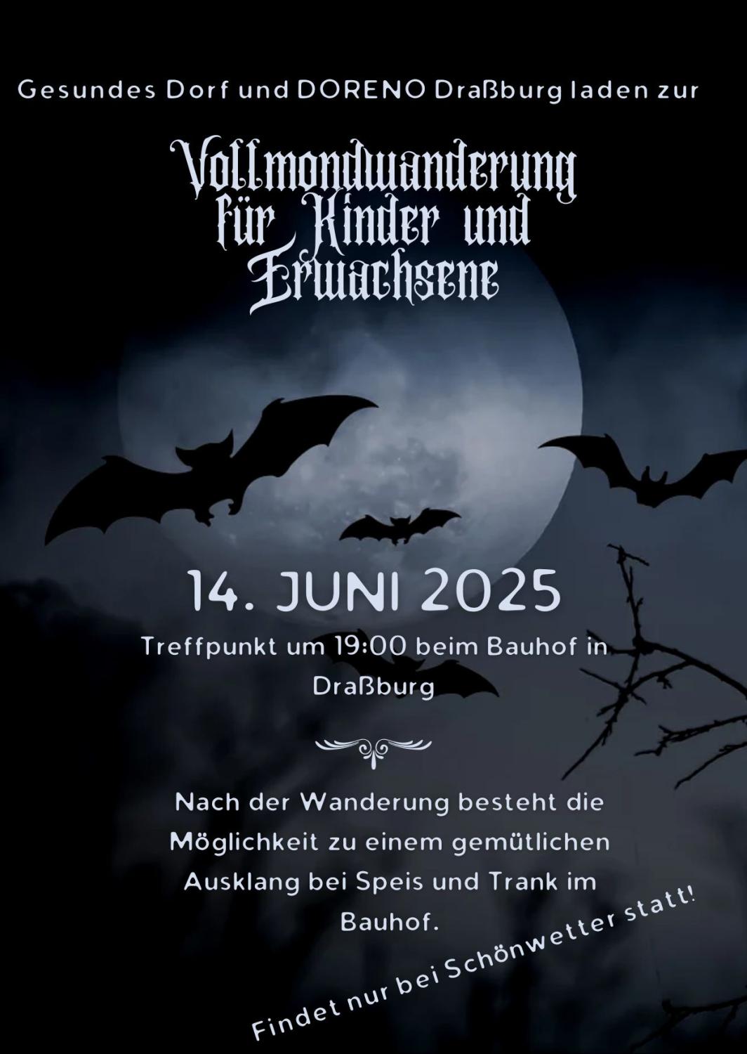 14.06.2025 Vollmondwanderung , 
