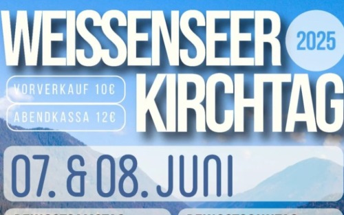 Weissenseer Kirchtag - 07. - 08. Juni 2025