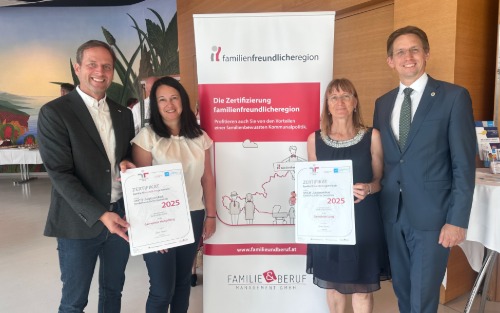 Zertifikatsverleihung familienfreundlichegemeinde 2025