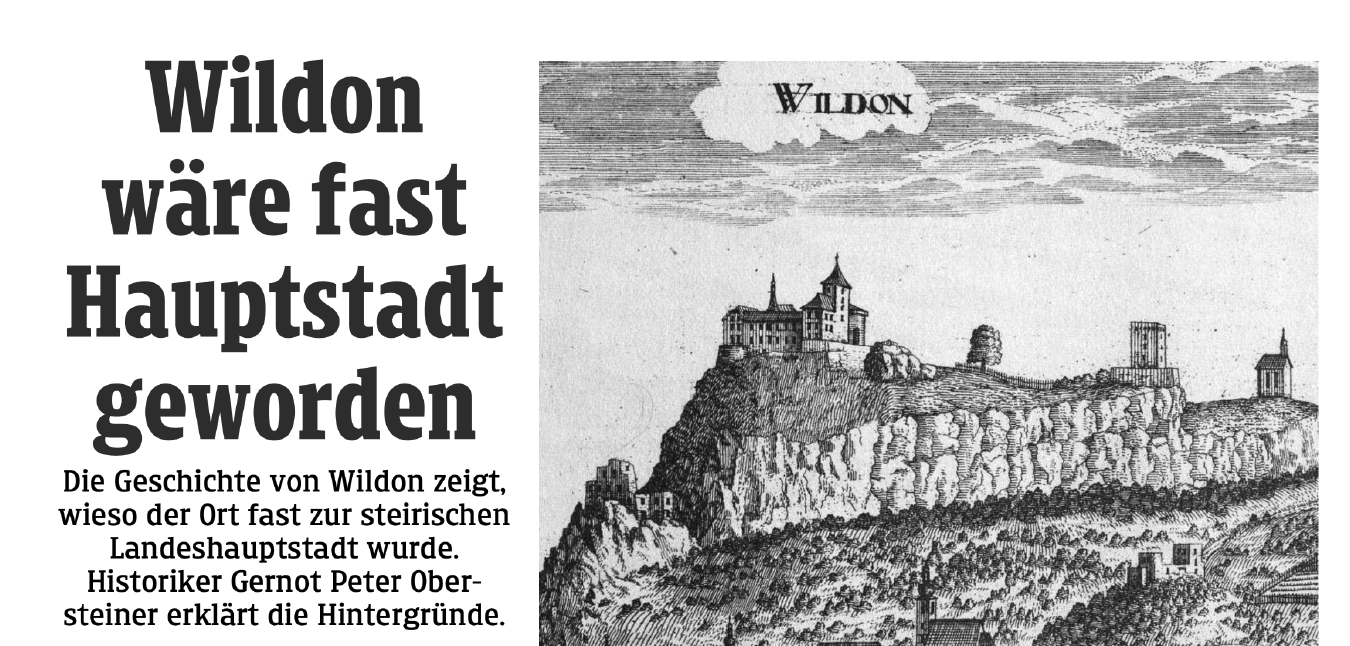 Beitrag - Wildon in der Kleinen Zeitung