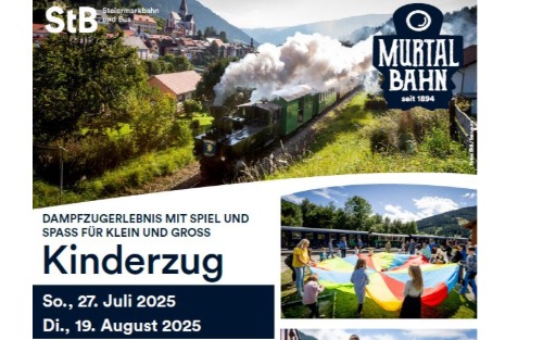 Kinderzug der Murtalbahn