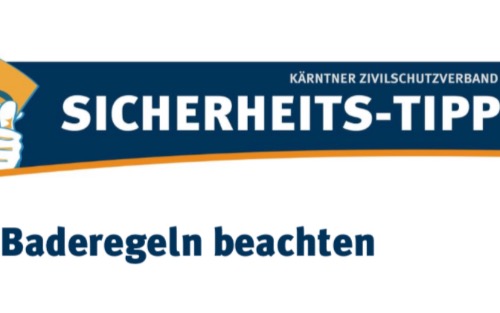 Bitte beachten Sie die Baderegeln