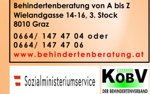 Behindertenberatung - Sprechtage 2025
